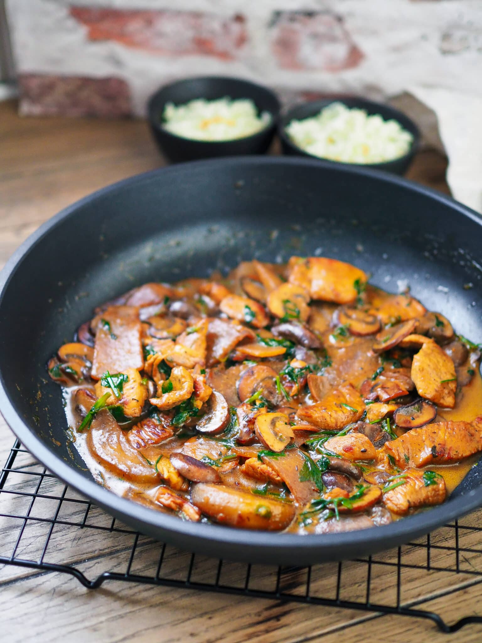 Weltbeste Jägersauce - Jägersoße Rezept mit Reis