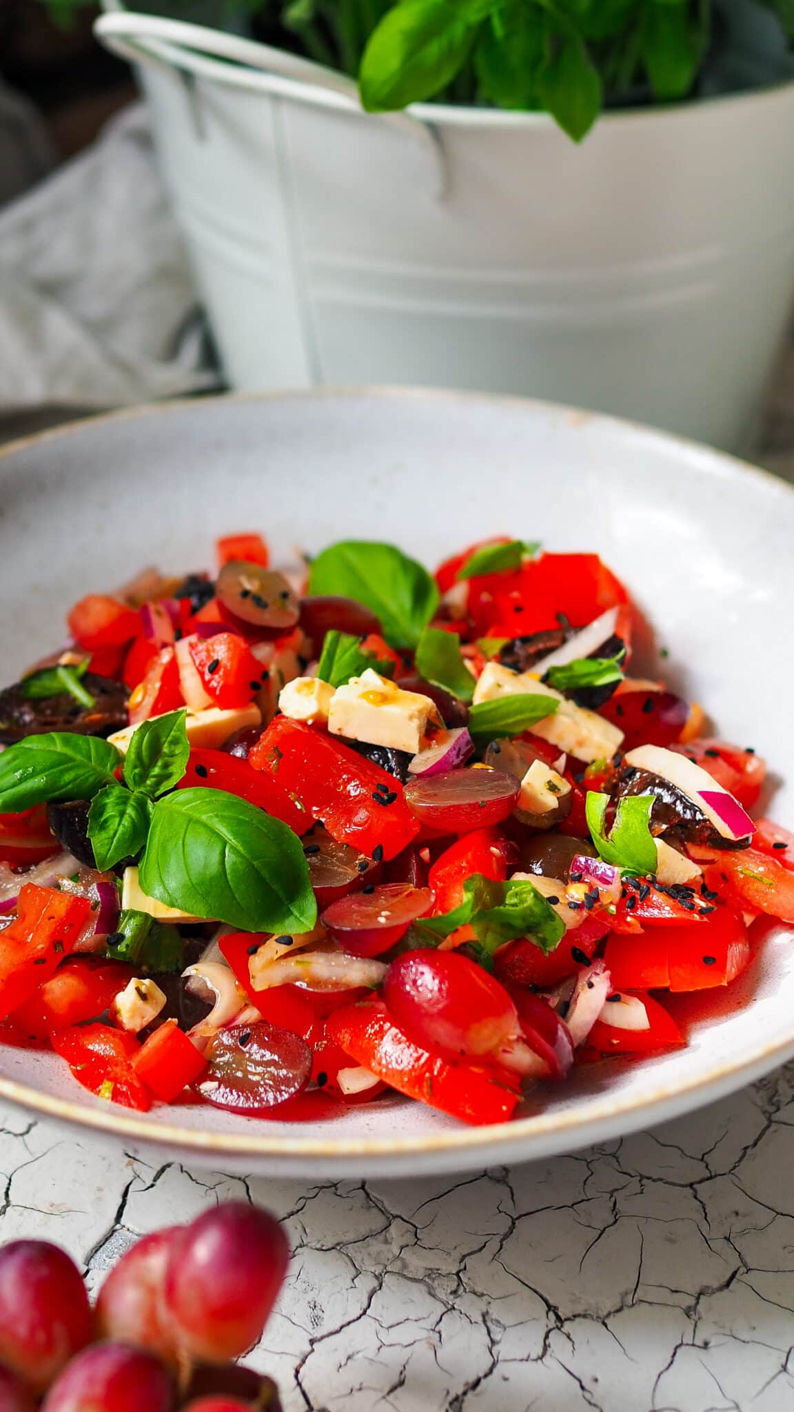 Tomatensalat mit Zwiebeln-2