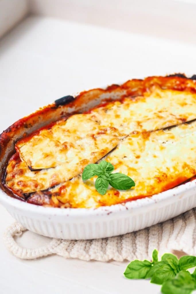 Low Carb Auberginen Lasagne