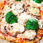 Low Carb Pizza mit Boden aus Thunfisch