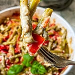 Bohnen mit Feta