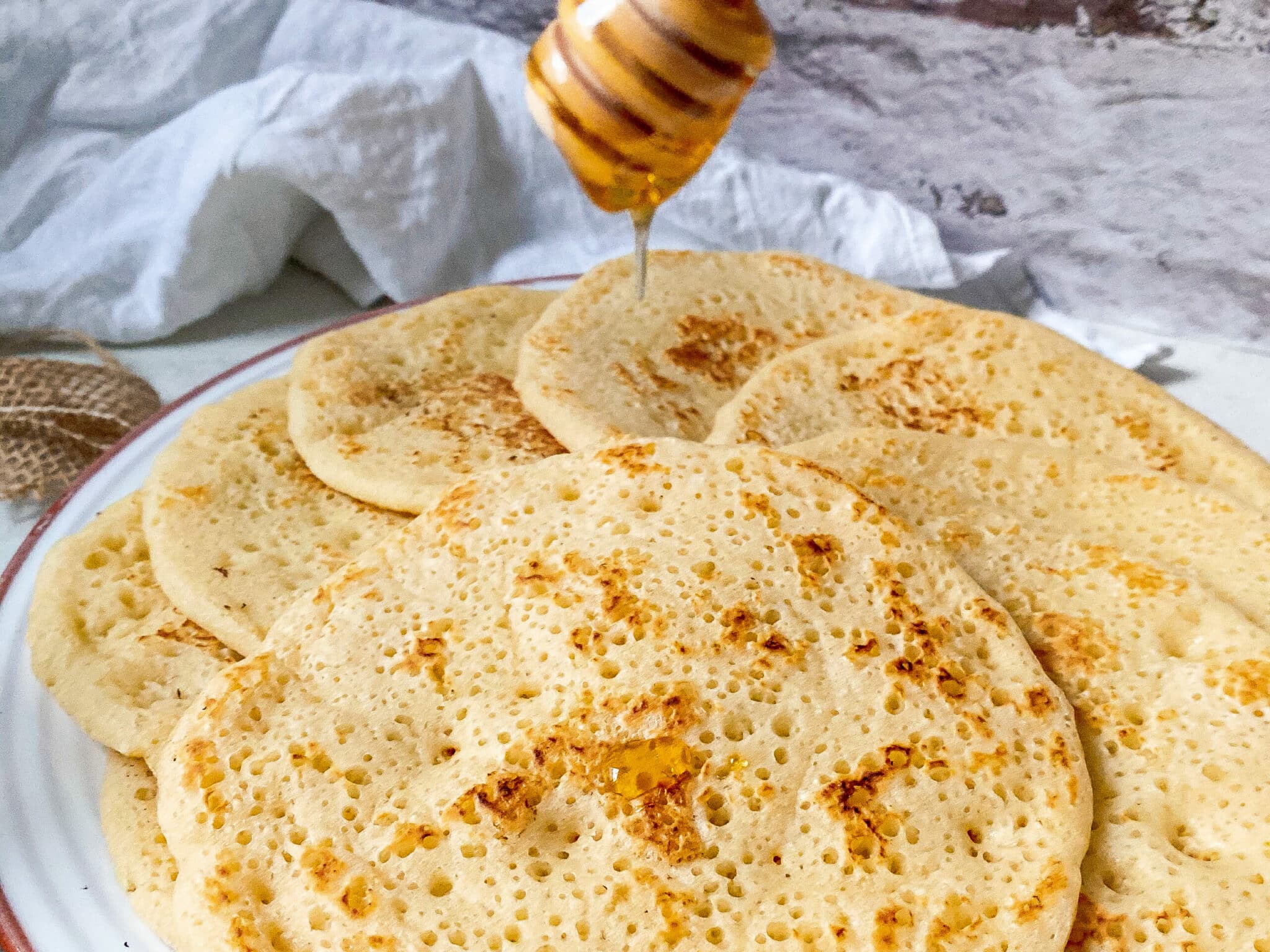 Baghrir - Marokkanische Pfannkuchen mit Löchern