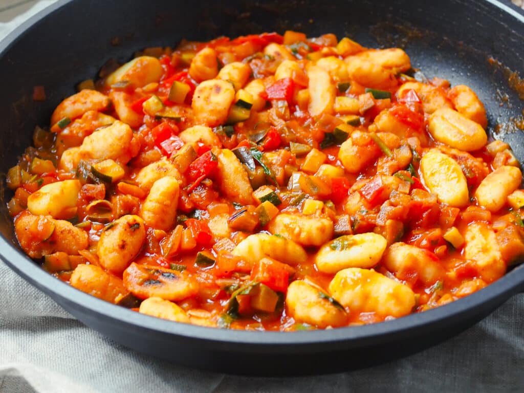 Schnelle Gnocchi Pfanne