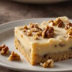 Friss dich dumm Kuchen vom Blech Rezept mit Walnüssen und Pudding