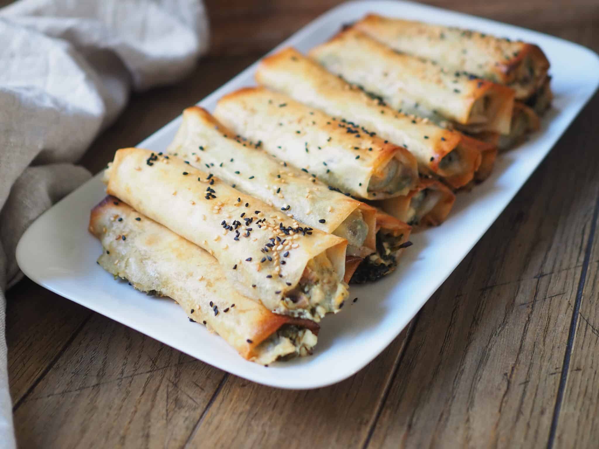 Börek Rezept mit Feta und Spinat