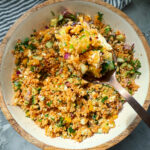 Couscous Salat Rezept orientalisch mit feta